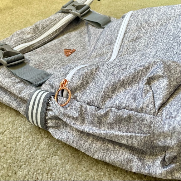 Adidas YOLA 2 Heather Gray Backpack - Picture 6 of 13